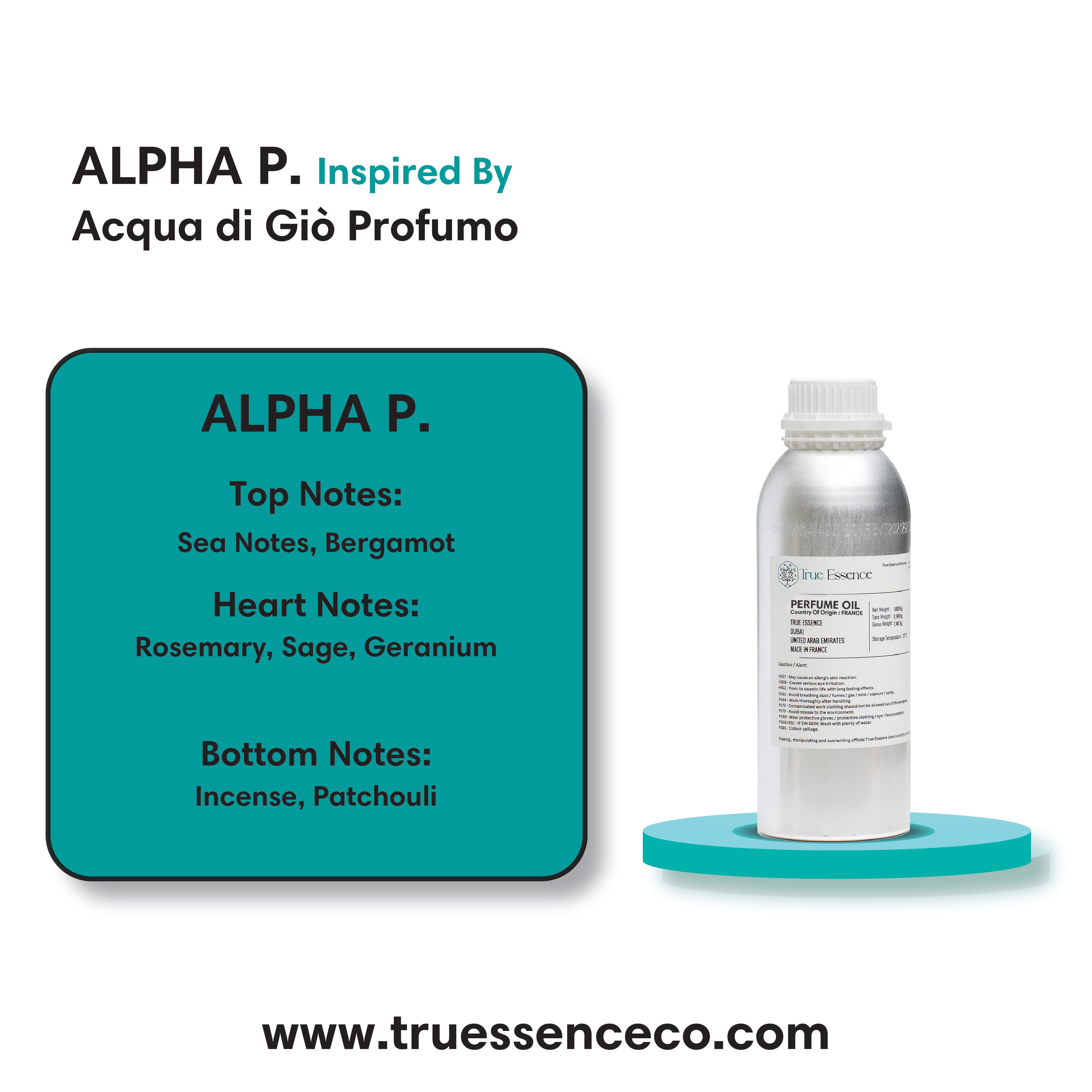 ALPHA P. Inspired By Acqua di Giò Profumo | Giorgio Armani | Medium Quality