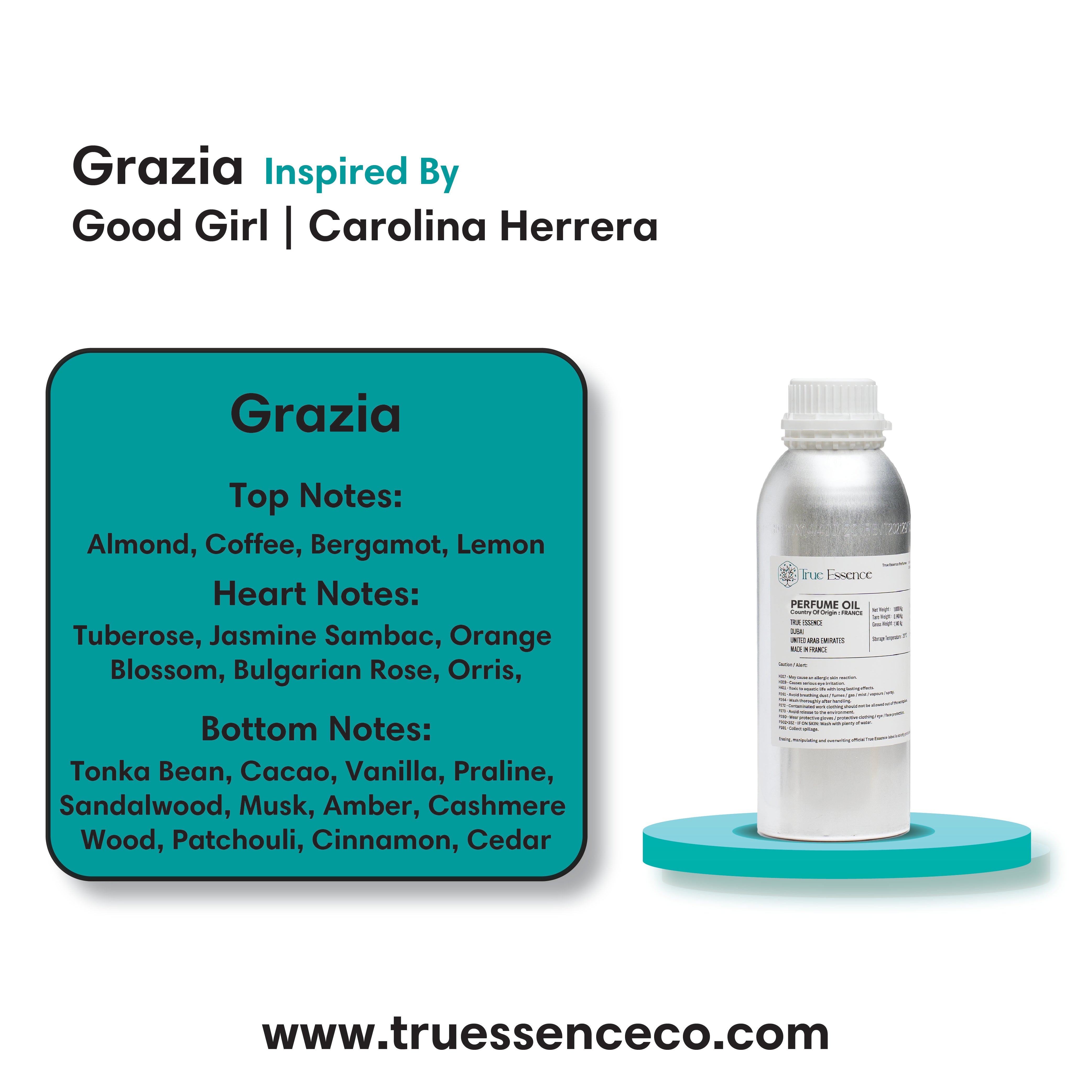 GRAZIA Inspired By Good Girl | Carolina Herrera | Top Quality
