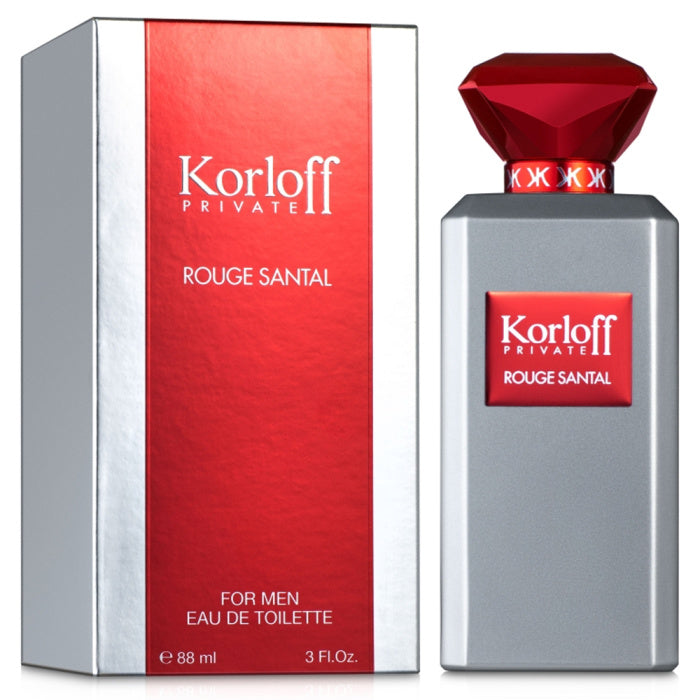 Korloff Paris Private Rouge Santal Unisex Eau De Toilette 88ml