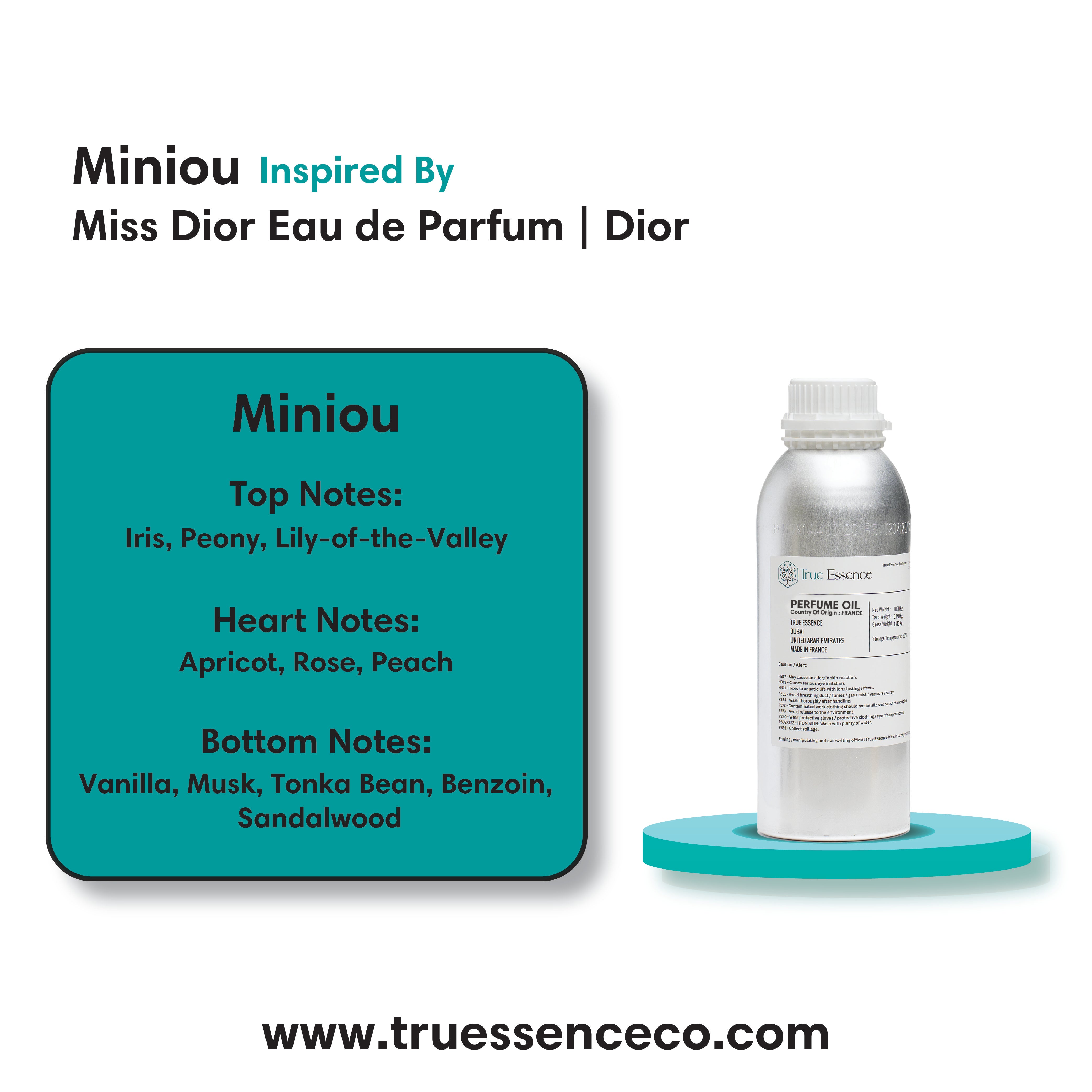 MINIOU Inspired By Miss Dior Eau de Parfum | Dior | Top Quality