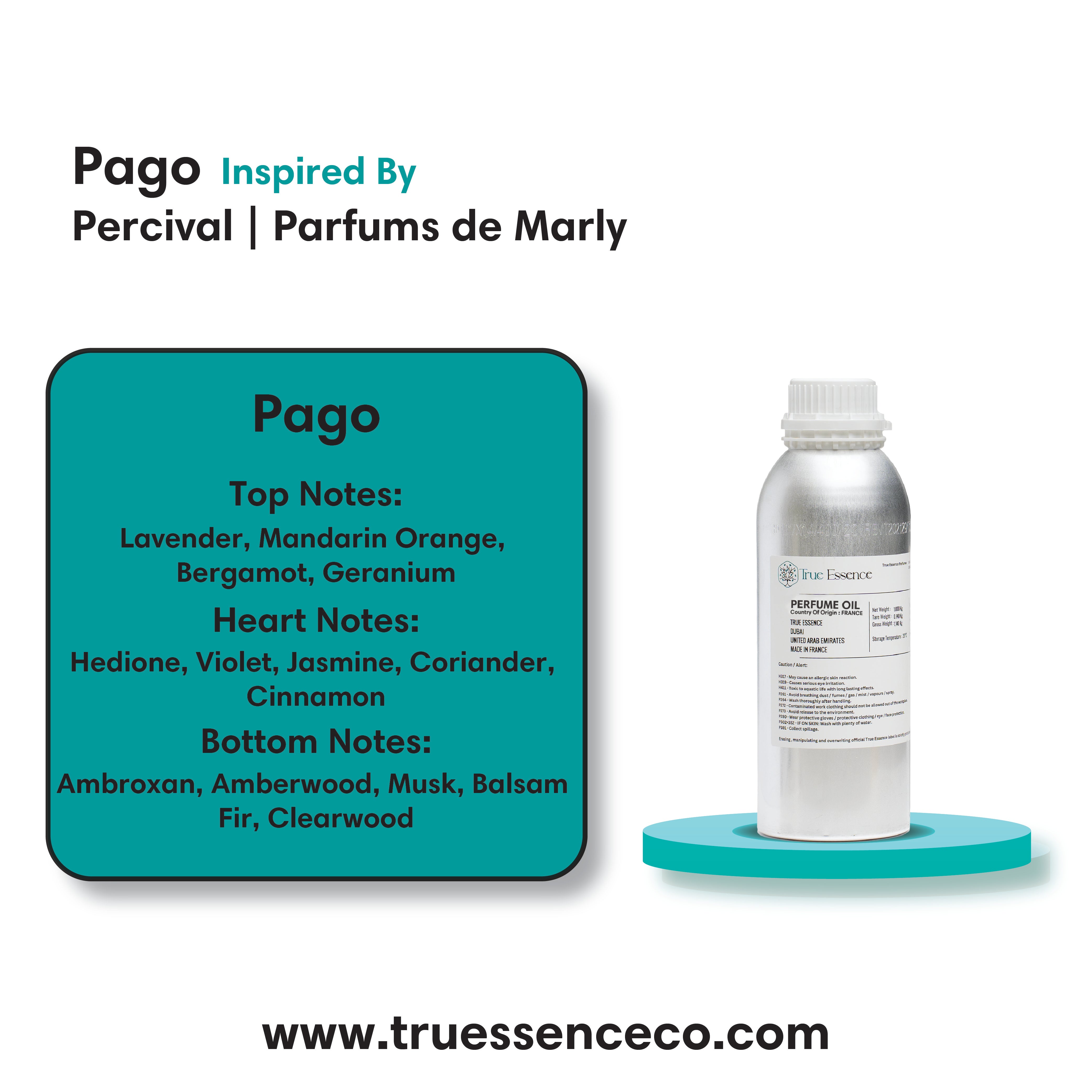 PAGO Inspired By Percival | Parfums de Marly | Top Quality