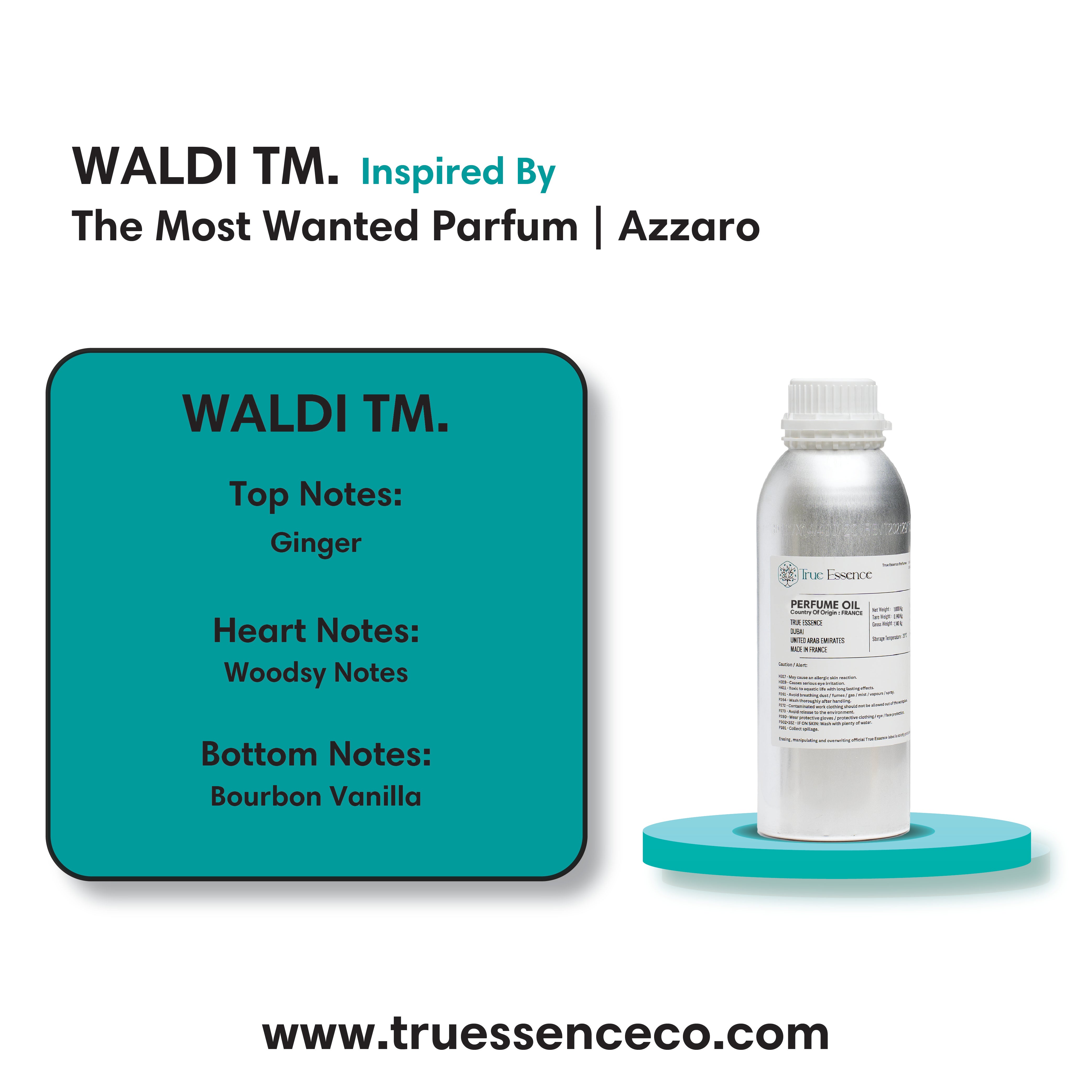 WALDI TM. Inspired By The Most Wanted Parfum | Azzaro | Top Quality